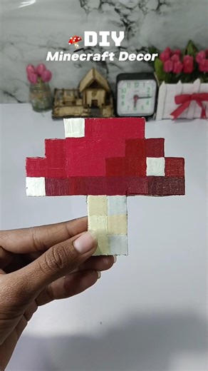 DIY Minecraft Room Decor 🍄l Minecraft Mushroom Decor