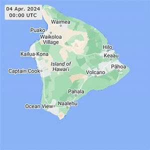 A recent earthquake swarm in Hawaii, US, 04 April - 10 April 2024 #earthquake #timelapse | Earthquake+ | Facebook