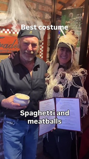 This was a First for us -She understood the assignment 🍝✨ Spaghetti & meatballs never looked so good ! #onlyinfairfax | Fradelizio's in Fairfax Italian Restaurant