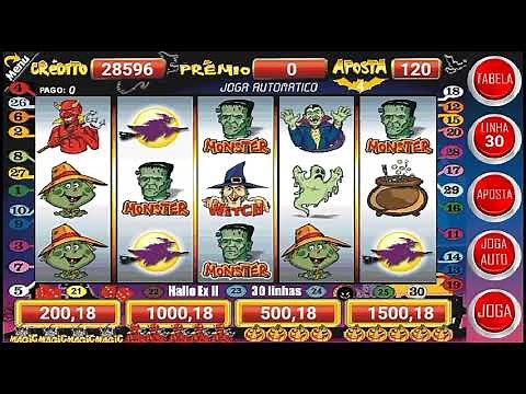 Halloween 30 linhas - caça niquel: jogo de cassino