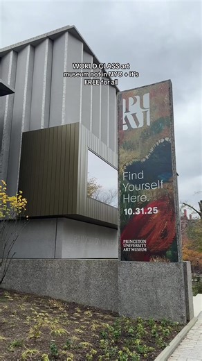 WORLD CLASS art museum not in NYC it’s FREE for all! And yes, it’s officially a Princeton side quest 🖼️ #princeton #princetonuniversity #artmuseum #sidequests 📍Princeton University Art Museum