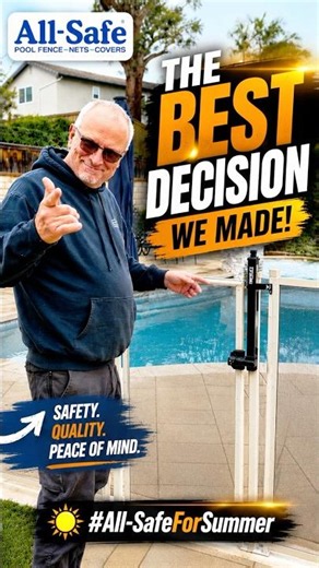Best Decision We Made! Customer Reacts to His New All-Safe Pool Fence