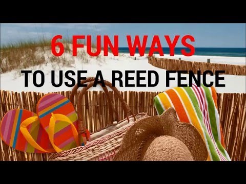 6 Fun Ways To Use A Natural Reed Fence