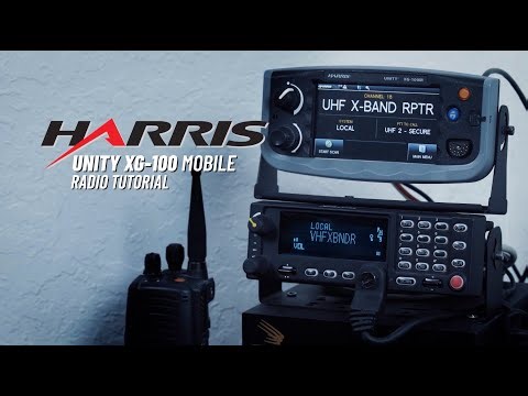 Harris Unity XG-100 Multiband Mobile Radio Tutorial