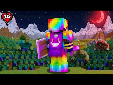 I Fought 1 VS 1000 ZOMBIES In Minecraft Hardcore😰!