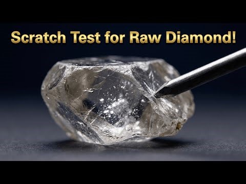 How to Test Raw Diamonds with a Simple Scratch 💎 | 2 Minutes to Know the Truth