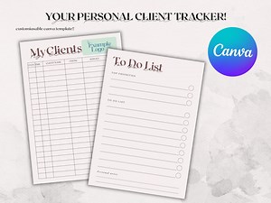 Business Client Tracker | Small Business Tracker | Business Management | to Do List | Business to Do List | Reminder List | - Etsy