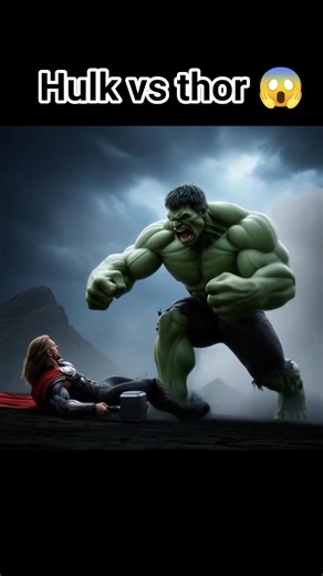 Thunder vs Rage — Hulk vs Thor ⚡💥 #Hulk #Thor #MarvelShorts #Avengers #EpicBattle #YTShorts