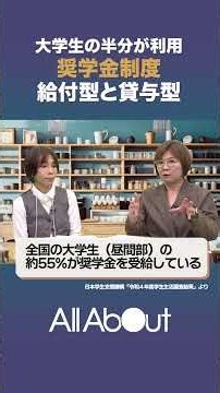 【大学生の半分が利用！奨学金制度】