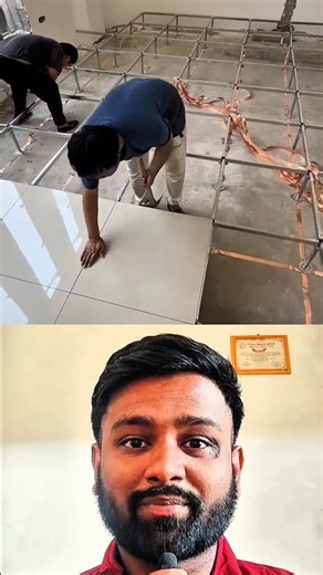 Er. Aadarsh Mahara on Instagram: "Why These Tiles Are Installed on Steel Frames 😳 | Anti-Static Raised Floor Explained | Server Room Flooring #reels #explore #education #civilengineeringexplore"