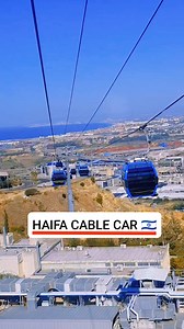 Stretching 4.5 km, it is the longest cable car line in Israel. With 148 cable cars departing every 15 seconds, the system reaches speeds of up to 18 km/h and can transport 2,400 passengers per hour, helping to reduce traffic congestion in the city #Israel #haifa | Romeo in Israel