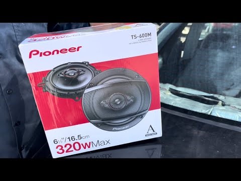 Walmart Pioneer 6 1/2” Speakers Unboxing and Review! 🔈