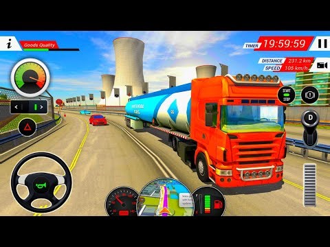 Heavy Oil Tanker Transport Simulator - Cargo Truck Driving 3D - Android Gameplay