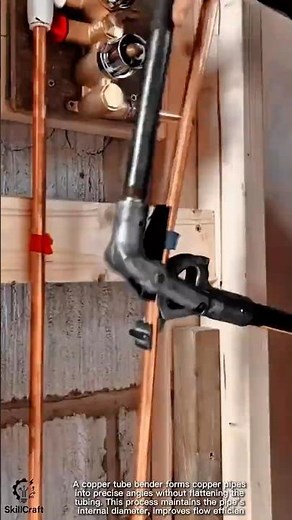 How to Copper Pipe Bending Work Tool Using Copper Tube Bender #worktool