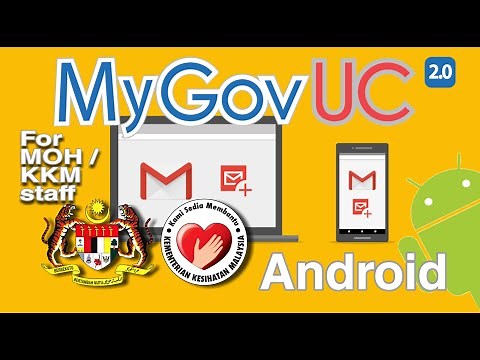 Cara setting Email mygovuc 2.0 (for KKM or MOH staff) via android device .