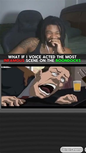 What if i voice acted the most Infamous scene on THE BOONDOCKS 😭 #boondocks #voiceover #voiceactor