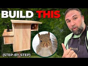 A Squirrel House WITH A Camera for Under $40 (FREE Cutlist)
