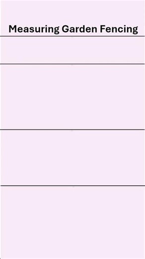 Measuring Garden Fencing