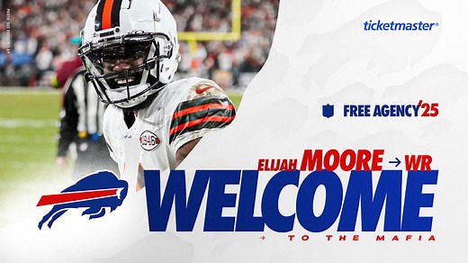 Bills add free agent WR Elijah Moore on one-year deal