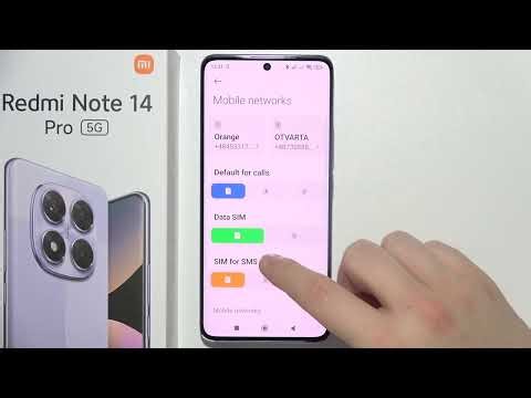 Redmi Note 14 Pro: Set Up SIM Card for Mobile Data