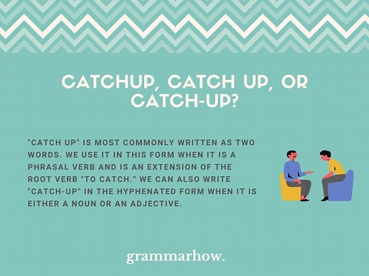 Catchup, Catch up, or Catch-up? (Helpful Examples)