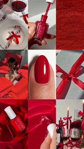 essie on Instagram: "‘Tis the season for everything red❤️🎁 Shade: Forever Yummy"
