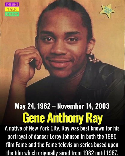 Remembering....Gene Anthony Ray 1962-2003