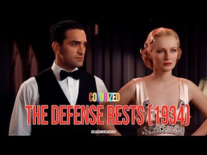 The Defense Rests (1934) 🏛️ | FULL MOVIE Colorized & Restored | Jean Arthur Pre-Code Courtroom Drama