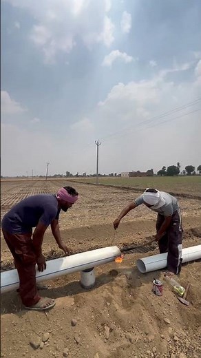 How to joint poly pipe for irrigation system #viralvideo #shortsfeed #leakagesolution #irrigation
