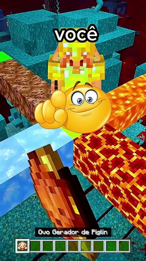 QUAL COR O PIGLIN VAI 𝙀𝙎𝘾𝙊𝙇𝙃𝙀𝙍? #minecraft