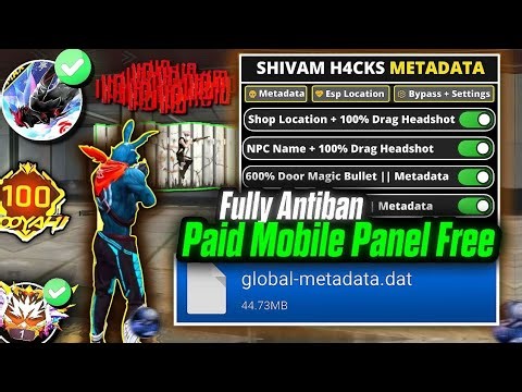 Free Fire Antiban Panel ☠️ Location + Aimbot Injector 🔥 | Antiban All Rank Working | OB51 Updated⬛