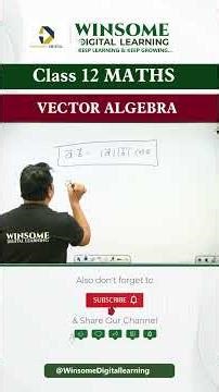 Vector Algebra Formula Trick | Class 12