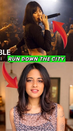 Jahnavi Bhat vs Original 🔥 Run Down The City Cover | Kya Same Vibe De Paayi? 😳 #shorts #shortsfeed