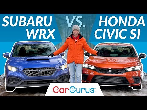 The sport sedan showdown | 2022 Subaru WRX vs 2022 Honda Civic Si