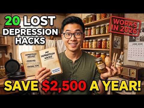 20 Forgotten Depression-Era Hacks That'll SAVE You Thousands In 2026!