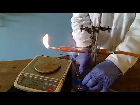 Copper(ii) Oxide Reduction using Hydrogen