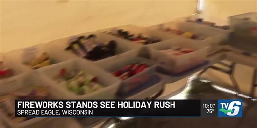 UP firework stands see holiday rush