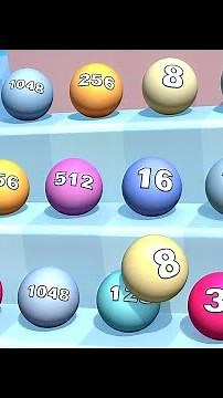 Ball Ladder 2048 ! All Levels Gameplay (1452-1457) android, ios