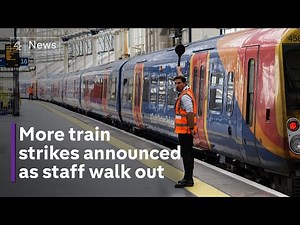 Rail strike: Rail workers walk out over pay dispute, as train drivers announce new strike