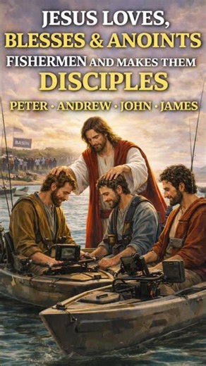 Jesus Chooses Fishermen: Blessing, Anointing & the Call to Follow Him