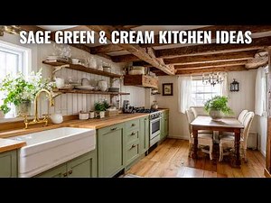 💚 Sage Green & Cream Kitchen Ideas: Fresh, Calm, Effortlessly Cozy