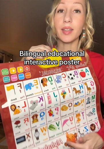 Such a fun bilingual educational interactive poster for all ages!