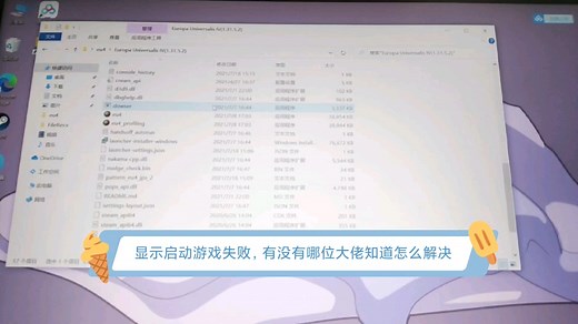 eu4启动游戏失败，向各位大佬求助