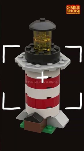 Mini Lighthouse Build! 🌊🏠 LEGO Set 30023 Speed Build By ‪@CharlieBricksOfficial‬ #shorts