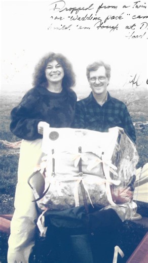 The story of the Wedding Pack never gets old. One of the most well-used and well-loved canoe packs we have displayed at our store. #outdoors #historical | Duluth Pack