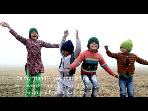 February Delight Song for Kids | ESL Months Song | Valentine & Winter Song