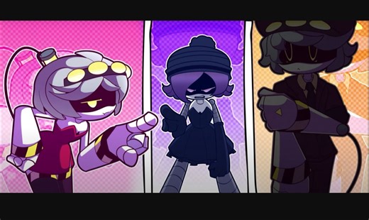 【无机杀手 X FNF】可游玩！Unlikely Rivals 但是 N V Uzi 它们三个唱！！！