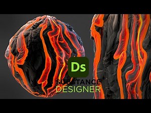 Stylized Lava Rock - Substance 3D Designer