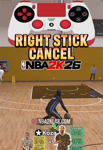NBA 2K26 Left Stick Cancel vs Right Stick #2k26 #nba2k26 | left stick cancel