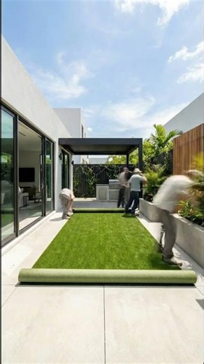 Narrow Side Yard Transformation: From Dusty Path to Modern Garden Walkway Title with Hashtags: